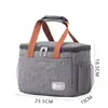 Bolsa Tote para Lonchera con Aislamiento de Papel de Aluminio Espeso, Bolsa Portátil para Lonchera para Oficinistas, Aislamiento Especial para Estudiantes de Primaria
