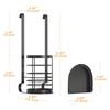 Estante de almacenamiento de cocina, escurridor sin perforaciones, barra para colgar utensilios de cocina, pala, cuchara, gancho para colgar en la pared, jaula para palillos de pared
