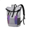 Mochila enrollable para comercio exterior transfronterizo, estilo Hong Kong, mochila moderna, casual, versátil, de gran capacidad, para senderismo, reflectante