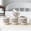 Juego de vino de cerámica para sake, licor, copa, caja de regalo con estampado de gato en relieve creativo, decoración de regalo