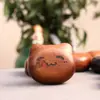 Juguete de Boj Natural para Aliviar el Estrés de Madera DIY Lindo Creativo con Forma de Emoji Adorno de Mano al por Mayor Personalizable