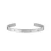Pulsera Clásica Europea y Americana de Acero Inoxidable Abierta con Oro de 18K, Pulsera que No se Desvanece para Mujer, Conjunto de Pulseras de Circonita de Alta Gama