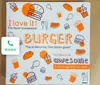 Papel Desechable para Hamburguesas, Papel Resistente a la Grasa, Papel para Rollos de Pollo, Papel tipo Periódico para Sándwiches, Papel Inglés, Papel para Bolas de Arroz con Algas, Papel para Hamburguesas de Res