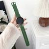 Correa de Reloj de Silicona Plana Tipo Hebilla de 20 mm 22 mm Adecuada para Garmin, Samsung, Huawei Correas de Reloj de Silicona con Hebilla del Mismo Color