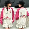 Ropa base estilo academia para niñas primavera y otoño 2026 nuevo estilo ropa infantil moderna niños medianos y grandes top para bebé con forro polar
