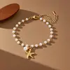 Nuevas Pulseras de Acero de Titanio Europeas y Americanas Más Vendidas para Mujeres Estilo Ins Moda Personalizada Joyería para Manos que No se Desvanece Joyería de Acero Inoxidable Venta al por Mayor