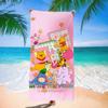 Toalla de Playa de Dibujos Animados de Winnie the Pooh para Nadar en el Mar, Toalla de Baño de Dibujos Animados de Secado Rápido y Absorbente, Linda y Personalizada Especial para Bañarse