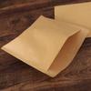 Sacos Triangulares de Papel Revestido à Prova de Óleo para Embalar Lanches como Bolos de Gergelim, Frango Frito, Panquecas e Pães de Carne, Sacos de Papel Kraft Espessos