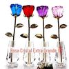 Presente do Dia dos Namorados Cristal Rosa Flor Enfeites para Namorada Esposa Romântico Artesanato de Cristal Presente de Aniversário