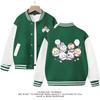 Jaqueta Estilo Novo Primavera e Outono Uniforme de Baseball Estilo Coreano Roupas Esportivas Largas Infantis para Meninas