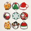 Navidad Transfronteriza Dibujos Animados Lindo PVC Suave Llavero Colgante Bolso Colgante Joyería Colgante Accesorios Mayoreo