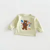 Camiseta Linda de Dibujos Animados para Bebé 2026 Nueva Ropa de Otoño para Niños Capa Base con Estampado de Letras para Bebé zqy6136