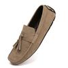 Mocasines de suela blanda para hombre, estilo transfronterizo, de terciopelo, casual, para conducir, planos
