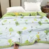 Bestseller de Transmissão ao Vivo26 Novos Designs Colcha de Algodão Bolha Estampada, Colcha de Ar Condicionado de Verão, Colcha Dupla para Primavera-Outono para Dormitórios Estudantis
