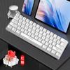 Teclado Mecánico Amazon H61K con Switches Azules, Rojos, Negros, Iluminación Mixta, Teclado Numérico para Juegos con Cable para Laptops, Diseño Minimalista