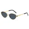 2026 Nuevo Modelo Cabeza de Serpiente Ojo de Gato Lentes de Sol de Metal de Lujo Estilo Retro Moda Europea y Americana Lentes de Sol de Gama Alta para Hombres y Mujeres