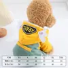 Ropa para Cachorros con Hebilla para Correa Perro Puede Ser Paseado Mascota Perro Pequeño Cuatro Patas Primavera y Otoño Cachorro Meixue