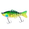 Set de Cinco Piezas Transfronterizo de Señuelos de Pesca Multisección, Señuelos Duros, Señuelos Pequeños de Imitación de Peces, Señuelos Artificiales de 15g, Adecuado para Agua Dulce y Salada
