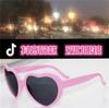 Transfronterizo AliExpress Amazon Luces Explosivas Cambian Árbol de Navidad Gafas Cambian Corazón Forma Pareja Navidad