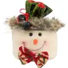 Saco de Embalagem de Maçã de Natal Véspera de Natal Fruta Cobra Tecido de Pelúcia Caixa de Presente Sacola Lanche Infantil Rena Sacola de Doces