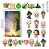 Nuevo Navidad Perfecta - Calendario de Adviento Caja Sorpresa Decoración de Árbol de Navidad Colgante Acrílico para Amantes de los Gatos