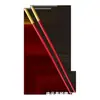 Palillos de aleación, adecuados para uso doméstico, restaurantes y hoteles; antideslizante, resistente al calor y disponible comercialmente en color rojo; al por mayor