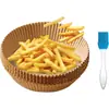 Papel Anti-manchas, Papel para Barbacoa, Papel Base para Vajilla de Mesa Redonda 360, Papel Mágico, Papel Antiadherente para Sartén, Papel de Aceite, Fabricante de Papel para Freidora de Aire