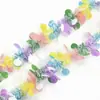 Guirnaldas de Serpentinas Populares de Pascua Transfronterizas, Guirnalda Redonda Macaron, Decoraciones para Escaleras del Día del Niño Escolar, Lentejuelas