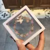Libro Caperucita Roja Mismo Estilo Estudiante Pulsera de Glaseado de Palomitas de Maíz Hecha a Mano con Cuentas Dibujos Animados Cristal Pulsera Infantil Venta al por Mayor Cajas de Regalo