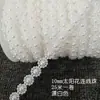 Partículas soltas de pérola com furos pulseira DIY chapéu de sol joias contas redondas luzes coloridas roupas gota d'água fio cortina pendurada partículas