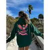 Sudadera con Capucha Transfronteriza con Fénix en la Espalda y Lema Temuwish Amazon