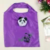 Bolsa de Compras Portátil de Dibujos Animados Estilo Coreano Linda Bolsa de Compras de Almacenamiento de Animales Bolsa de Compras de Panda Vaca