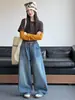 Jeans de Otoño para Niñas Talla Mediana-Grande Ropa Nueva para Niños Jeans Bordados Casuales para Niñas Moda Versátil de Moda
