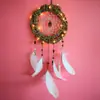Atrapasueños de ratán vintage, carillones de viento, atrapa corazones de niña india, material para manualidades, decoraciones para habitaciones