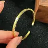 Pulseira Zhengheng S925 Prata Esterlina Padrão Grama Enrolada Gelo Triturado para Mulheres Tecnologia CNC Moda Simples Nicho Versátil Joia de Mão
