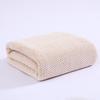 Toalla de Baño de Terciopelo Coral 70*140 Tamaño Estándar para Adultos Toalla de Baño para el Hogar Toalla de Baño con Cuadrícula de Piña Absorbe Agua y Seca Rápidamente