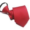 Corbata con cremallera de 8 cm al por mayor perezosa fácil de jalar sin nudo 7 cm para hombre negocios formal morado rojo rojo oscuro