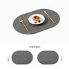 Tapete de mesa occidental de cuero de PVC directo de fábrica, tapete de mesa para hotel o hogar, tapete impermeable con aislamiento de aceite, tapete de cuenco europeo