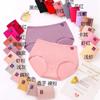 Ropa interior de algodón puro calzoncillos para mujer cintura alta algodón transpirable entrepierna algodón talla grande madre color sólido pantalones simples shorts al por mayor