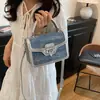 Fábrica de Origen Canguro Barney Moda Versátil Simple Retro Clásico Estilo Bolso de Hombro Nicho Venta al por Mayor Dropshipping