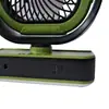 Ventilador de Carga Solar Seleccionado Cuidadosamente de Fábrica, Portátil, Montaje en Pared, Ventilador de Escritorio con Iluminación de Oficina Dos en Uno