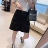 A Primavera Não Está Tarde Demais, Shorts Confortáveis! Shorts de Verão 25 Novos de Cintura Alta Modeladores com Stretch em Quatro Direções Anti-Amassos, Corte Evasê, Perna Larga, Soltos para Mulheres