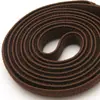 Stock Listo del Fabricante Banda Elástica de 8 mm Cuerda de Banda de Goma Plana para Adultos y Niños Alta Elasticidad Cordones Perezosos Negros y Blancos Gratis