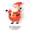 Globo de película de aluminio de dibujos animados para decoración navideña, tienda de centros comerciales, suministros de decoración para fiestas navideñas, globo de Papá Noel