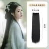 Peruca Kony, Peruca de Traje Antigo, Extensões de Cabelo Cornrow, Extensões de Cabelo Levemente Enrolado, Peças de Peruca Hanfu, Extensões para Penteado de Traje Antigo
