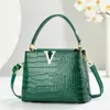 Bolsos para Mujer Set de Dos Piezas 2025 Nueva Moda Bolso de Hombro Retro Bolso Cruzado Bolso de Mano Trendy Bolsos Transfronterizos