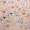 Pegatinas para Uñas Tensoras con Relieve de Gelatina Flor de Cinco Pétalos M483 Flor de Cerezo Melocotón Rosa Flor de Loto Tulipán Flores