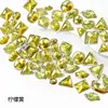 Resina Mixta al por mayor, Pedrería cosida a mano, Piedras irregulares de gota de agua, marquesa, satélite cosidas a mano, Hebilla plana de doble agujero, Accesorios de ropa DIY