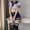 Lingerie Sexy Feminina Sexy Passion Estudante terno jk Uniforme Tentação Sem Saia Plissada Tentação