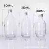 Bebida de Vino de Frutas Reenvasada Botella Sellada con Tapa 330ml Botella de Agua Mineral Botella de Café Cold Brew Botella de Savia de Abedul Botella de Vidrio